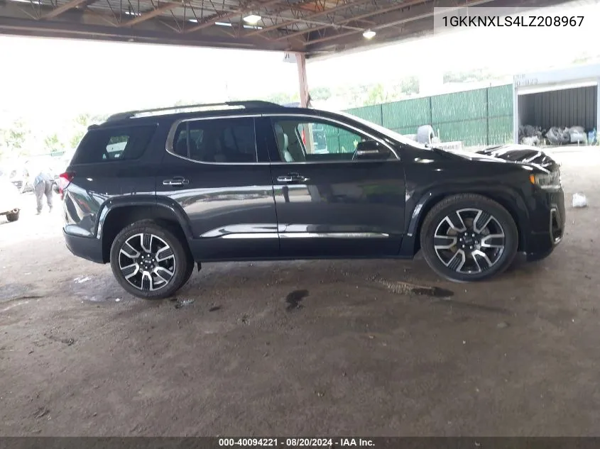 2020 GMC Acadia Awd Denali VIN: 1GKKNXLS4LZ208967 Lot: 40094221