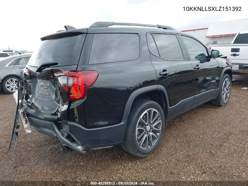 2020 GMC Acadia At4 VIN: 1GKKNLLSXLZ151392 Lot: 40298912