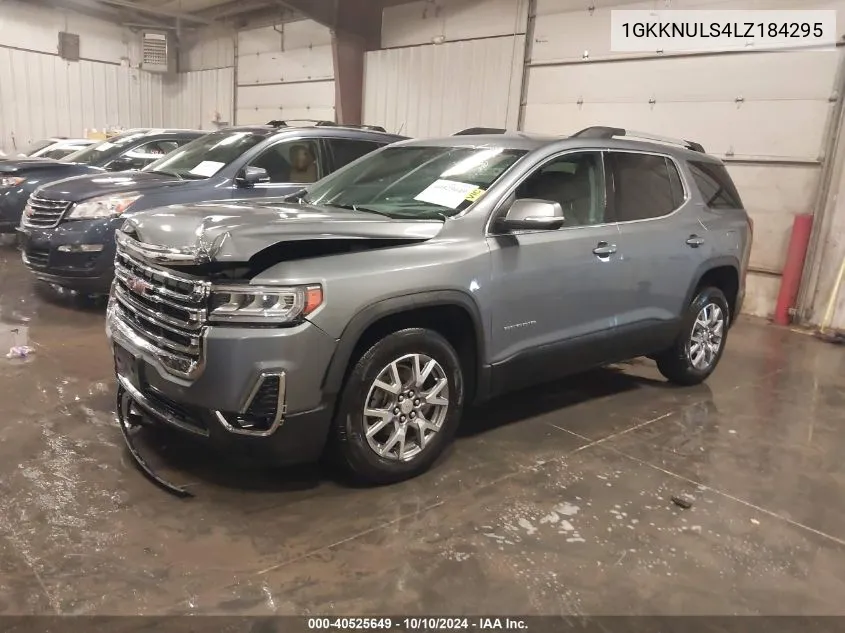 2020 GMC Acadia Awd Slt VIN: 1GKKNULS4LZ184295 Lot: 40525649