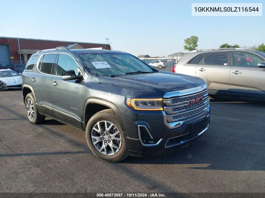 2020 GMC Acadia Slt VIN: 1GKKNMLS0LZ116544 Lot: 40573887