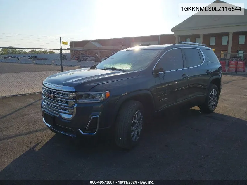 2020 GMC Acadia Slt VIN: 1GKKNMLS0LZ116544 Lot: 40573887