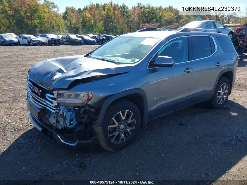 2020 GMC Acadia Fwd Sle VIN: 1GKKNRLS4LZ230379 Lot: 40575124