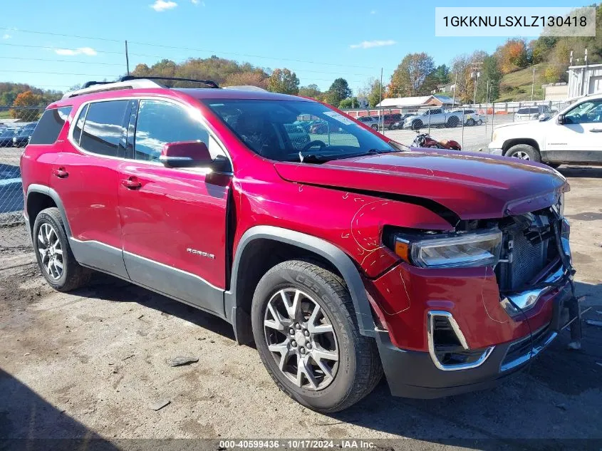 2020 GMC Acadia Awd Slt VIN: 1GKKNULSXLZ130418 Lot: 40599436