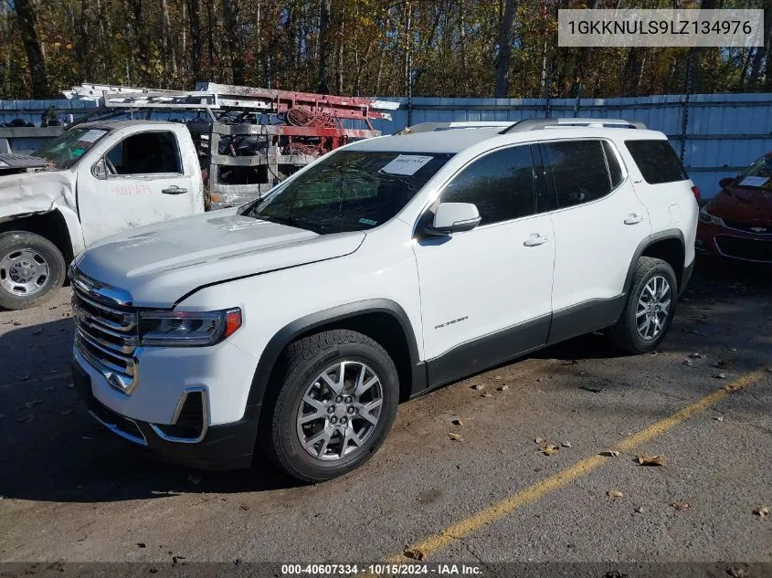 2020 GMC Acadia Awd Slt VIN: 1GKKNULS9LZ134976 Lot: 40607334