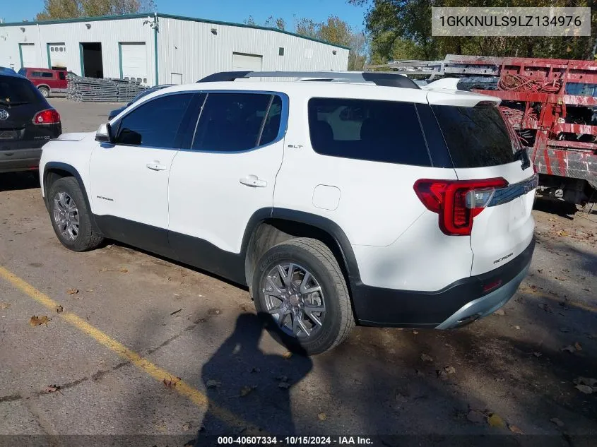 2020 GMC Acadia Awd Slt VIN: 1GKKNULS9LZ134976 Lot: 40607334