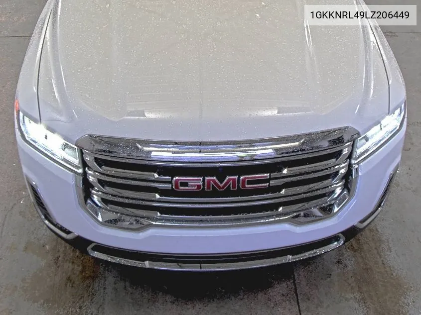 2020 GMC Acadia Fwd Sle VIN: 1GKKNRL49LZ206449 Lot: 40630396