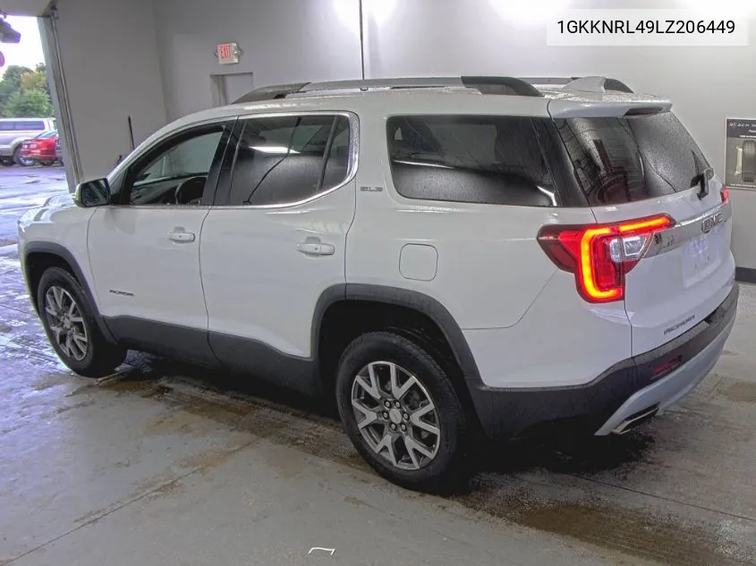 2020 GMC Acadia Fwd Sle VIN: 1GKKNRL49LZ206449 Lot: 40630396