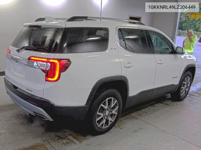 2020 GMC Acadia Fwd Sle VIN: 1GKKNRL49LZ206449 Lot: 40630396