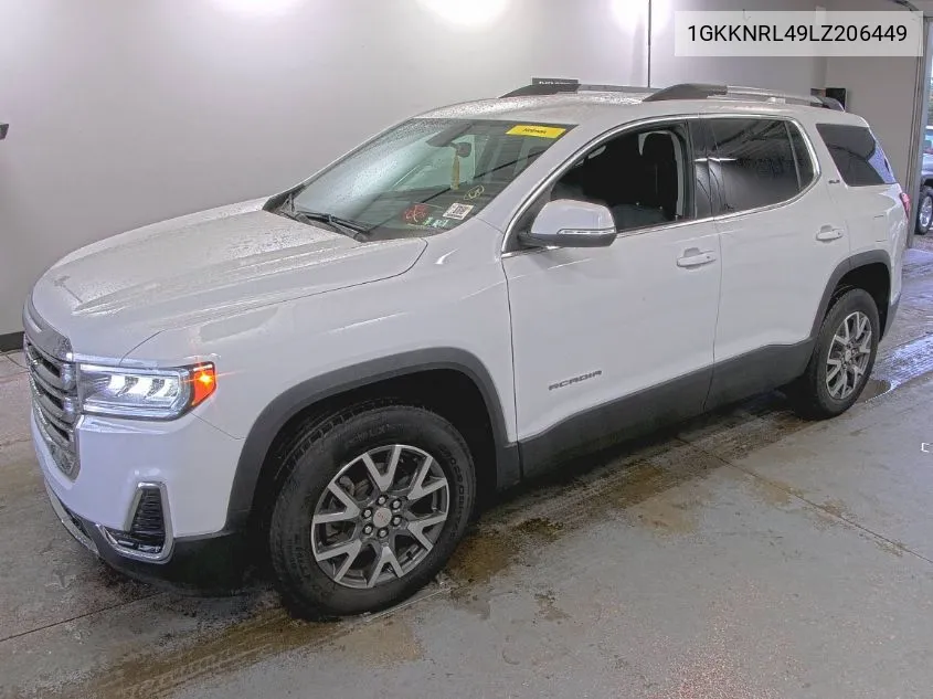 2020 GMC Acadia Fwd Sle VIN: 1GKKNRL49LZ206449 Lot: 40630396