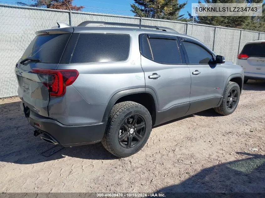 1GKKNLLS1LZ234743 2020 GMC Acadia Awd At4