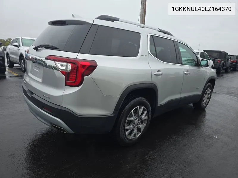 2020 GMC Acadia Awd Slt VIN: 1GKKNUL40LZ164370 Lot: 40697058