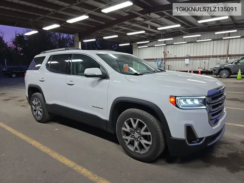 2020 GMC Acadia Awd Slt VIN: 1GKKNULS7LZ135091 Lot: 40757212