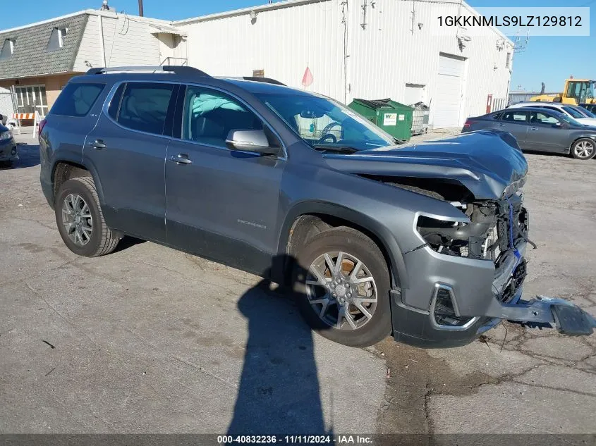 2020 GMC Acadia Fwd Slt VIN: 1GKKNMLS9LZ129812 Lot: 40832236