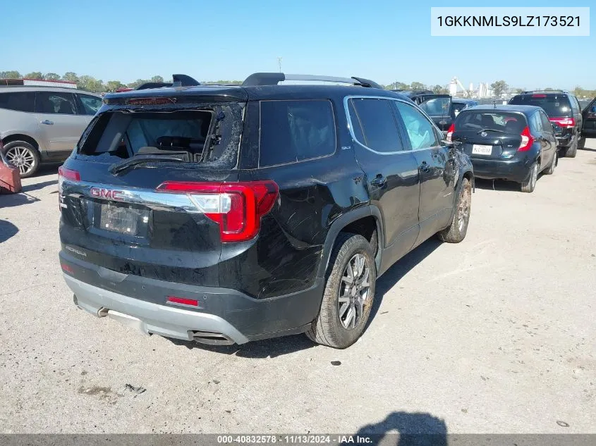 1GKKNMLS9LZ173521 2020 GMC Acadia Fwd Slt