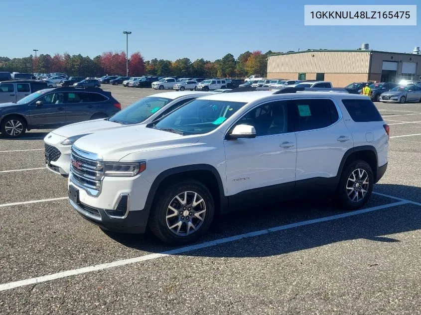 2020 GMC Acadia Awd Slt VIN: 1GKKNUL48LZ165475 Lot: 40839615