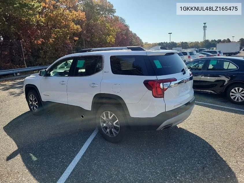 2020 GMC Acadia Awd Slt VIN: 1GKKNUL48LZ165475 Lot: 40839615