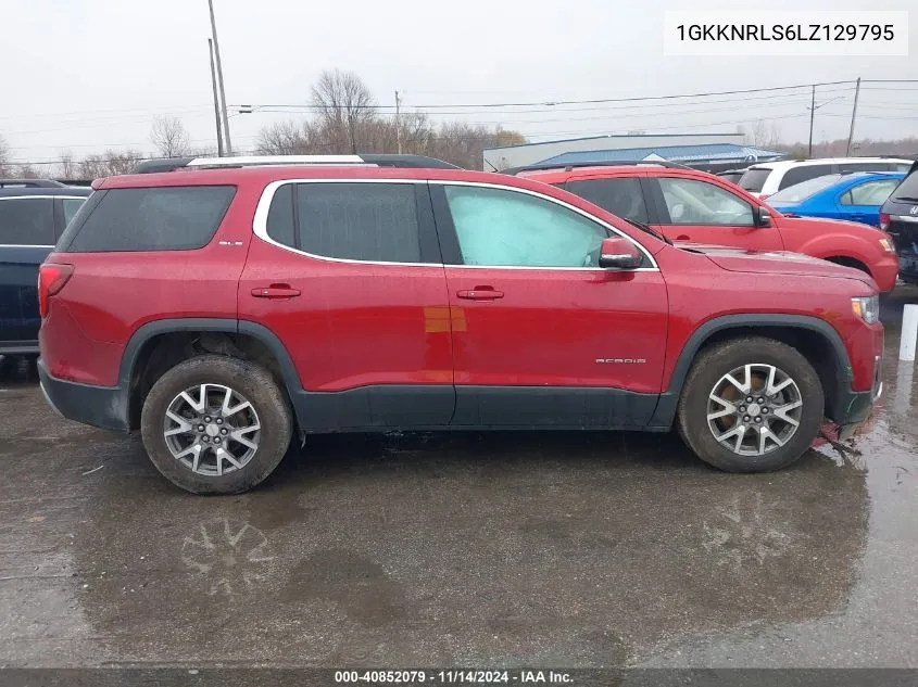 2020 GMC Acadia Fwd Sle VIN: 1GKKNRLS6LZ129795 Lot: 40852079