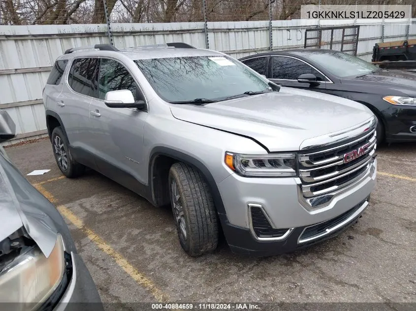 2020 GMC Acadia Fwd Sle VIN: 1GKKNKLS1LZ205429 Lot: 40884659