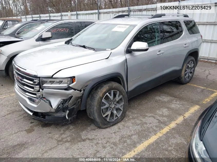 2020 GMC Acadia Fwd Sle VIN: 1GKKNKLS1LZ205429 Lot: 40884659