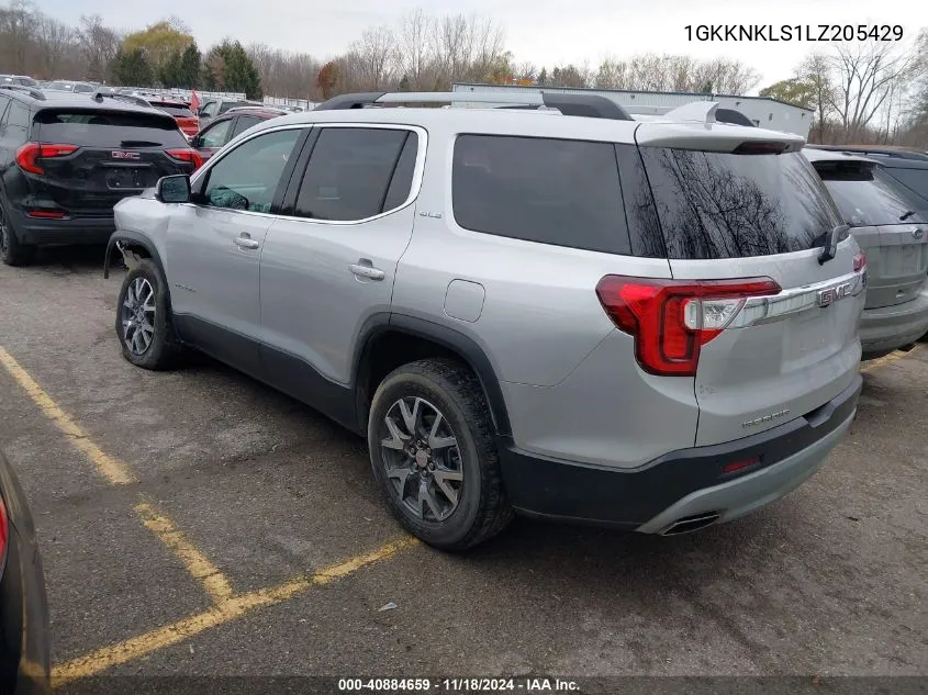 2020 GMC Acadia Fwd Sle VIN: 1GKKNKLS1LZ205429 Lot: 40884659