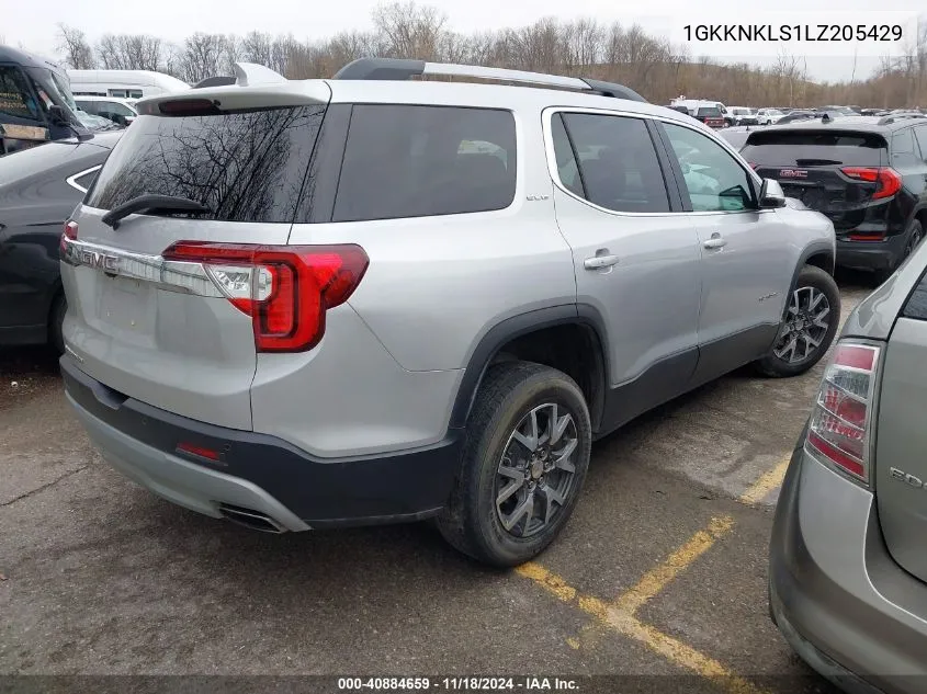 2020 GMC Acadia Fwd Sle VIN: 1GKKNKLS1LZ205429 Lot: 40884659