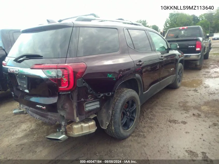 1GKKNLLS9MZ113640 2021 GMC Acadia Awd At4