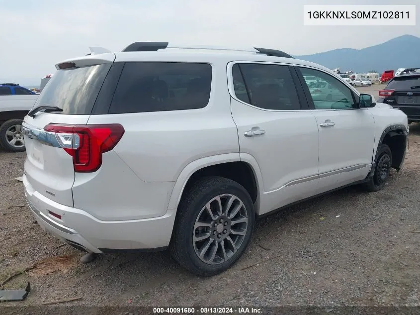 1GKKNXLS0MZ102811 2021 GMC Acadia Awd Denali