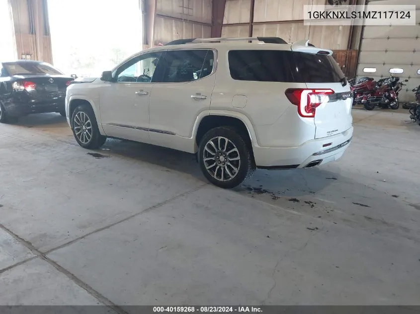 1GKKNXLS1MZ117124 2021 GMC Acadia Awd Denali