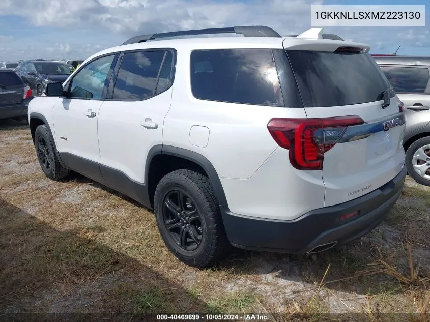 2021 GMC Acadia At4 VIN: 1GKKNLLSXMZ223130 Lot: 40469699