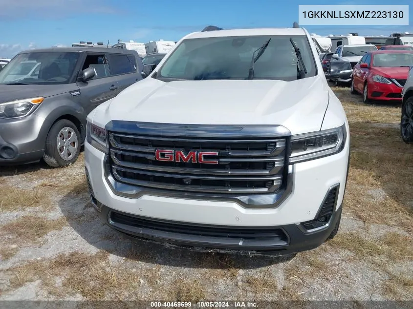 2021 GMC Acadia At4 VIN: 1GKKNLLSXMZ223130 Lot: 40469699