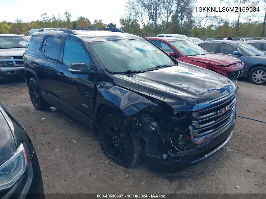 2021 GMC Acadia Awd At4 VIN: 1GKKNLLS6MZ169034 Lot: 40536637