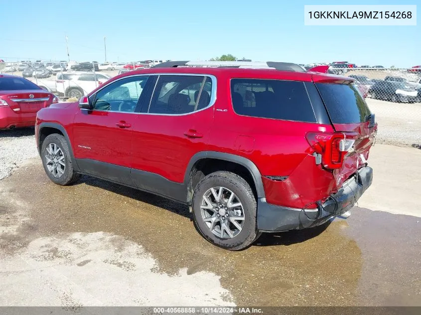 2021 GMC Acadia Fwd Sle VIN: 1GKKNKLA9MZ154268 Lot: 40568858