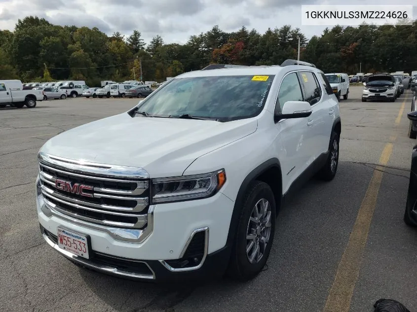 2021 GMC Acadia Slt VIN: 1GKKNULS3MZ224626 Lot: 40652481