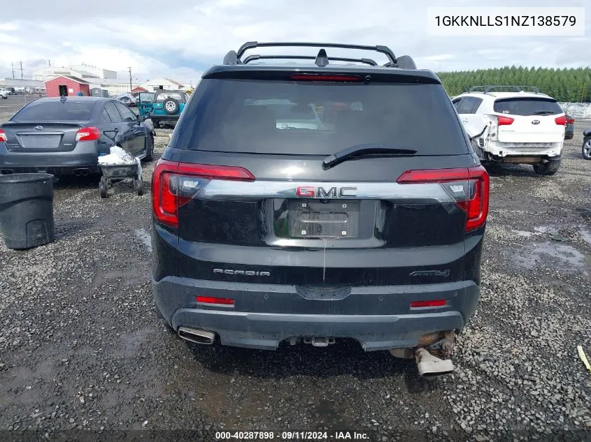 1GKKNLLS1NZ138579 2022 GMC Acadia At4