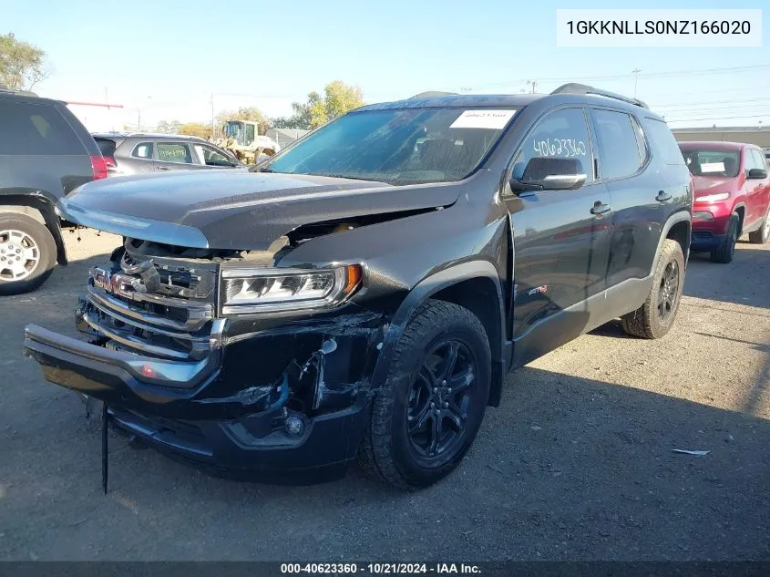 2022 GMC Acadia Awd At4 VIN: 1GKKNLLS0NZ166020 Lot: 40623360