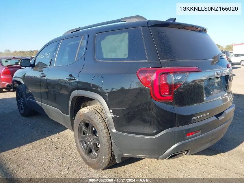 2022 GMC Acadia Awd At4 VIN: 1GKKNLLS0NZ166020 Lot: 40623360