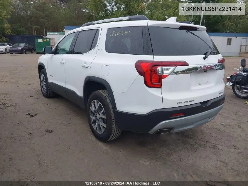 2023 GMC Acadia 4X4 VIN: 1GKKNULS6PZ231414 Lot: 12108710