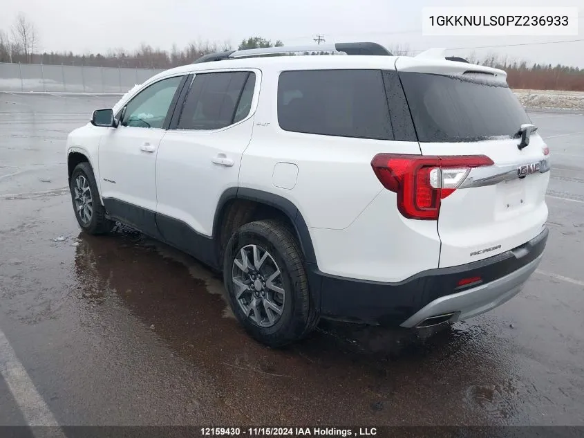 2023 GMC Acadia VIN: 1GKKNULS0PZ236933 Lot: 12159430