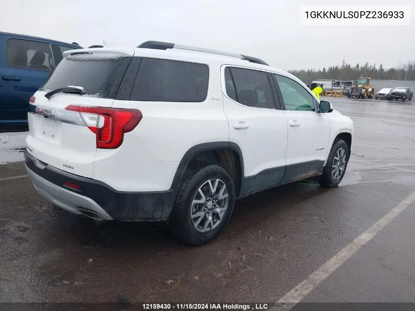 2023 GMC Acadia VIN: 1GKKNULS0PZ236933 Lot: 12159430