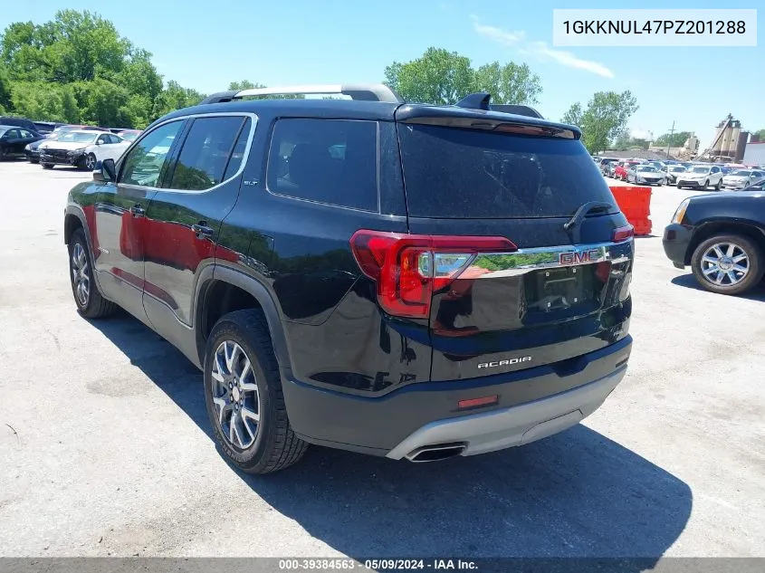 2023 GMC Acadia Awd Slt VIN: 1GKKNUL47PZ201288 Lot: 39384563