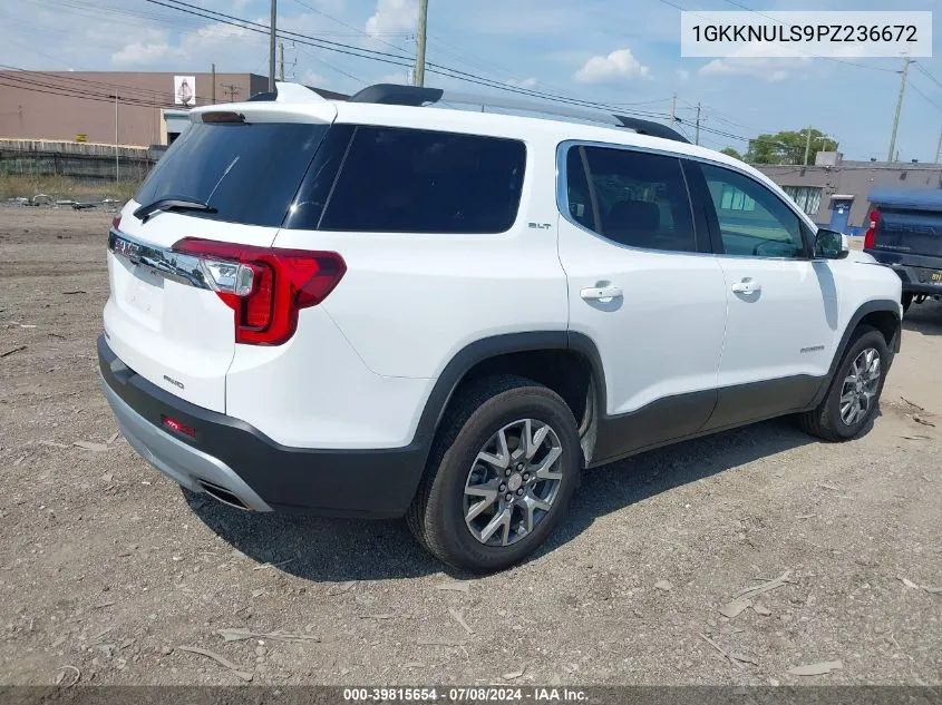 2023 GMC Acadia Awd Slt VIN: 1GKKNULS9PZ236672 Lot: 39815654