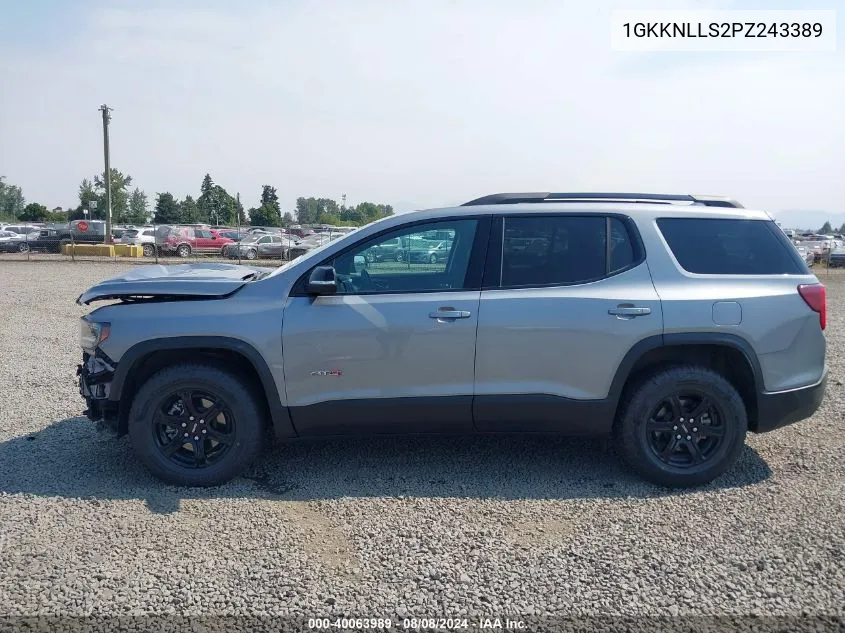 2023 GMC Acadia Awd At4 VIN: 1GKKNLLS2PZ243389 Lot: 40063989