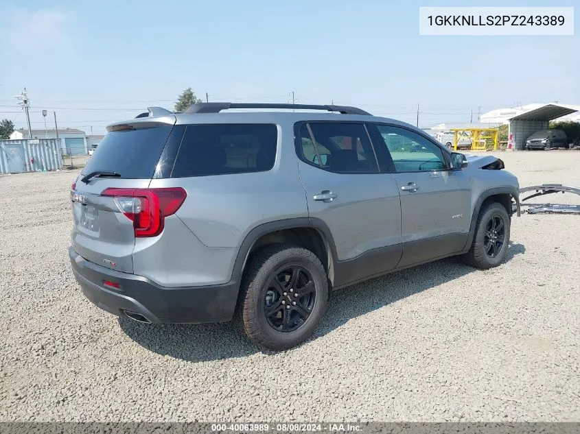 2023 GMC Acadia Awd At4 VIN: 1GKKNLLS2PZ243389 Lot: 40063989