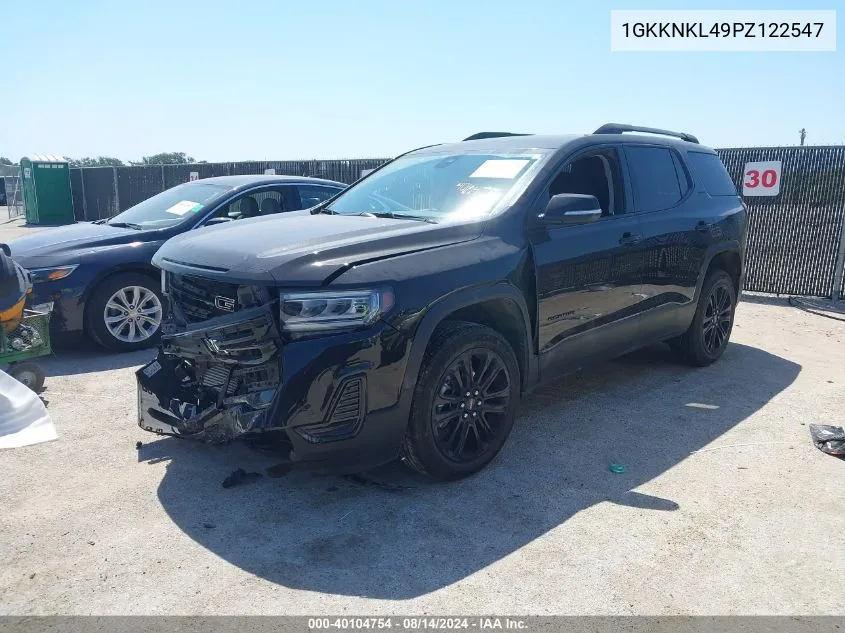 2023 GMC Acadia Fwd Sle VIN: 1GKKNKL49PZ122547 Lot: 40104754