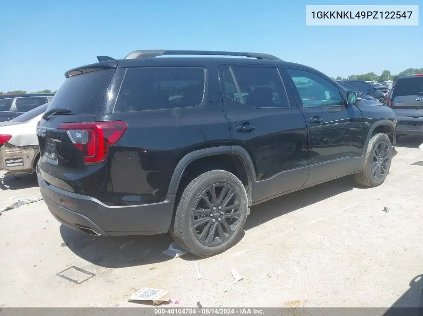 2023 GMC Acadia Fwd Sle VIN: 1GKKNKL49PZ122547 Lot: 40104754