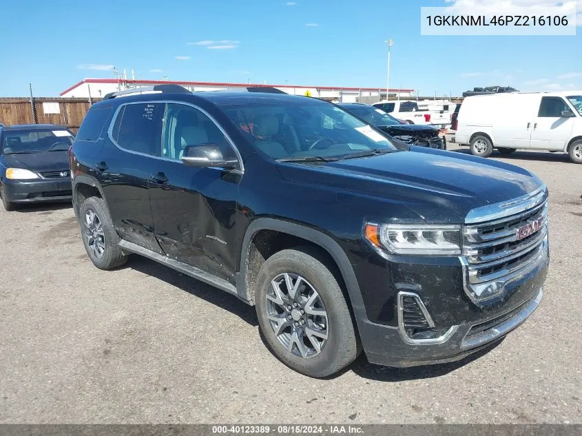 2023 GMC Acadia Fwd Slt VIN: 1GKKNML46PZ216106 Lot: 40123389