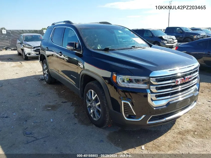 2023 GMC Acadia Awd Slt VIN: 1GKKNUL42PZ203465 Lot: 40185803