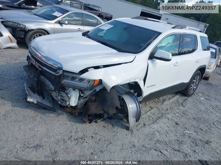 2023 GMC Acadia Fwd Slt VIN: 1GKKNML49PZ249357 Lot: 40207273