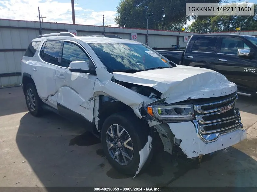 2023 GMC Acadia Slt VIN: 1GKKNML44PZ111600 Lot: 40298059