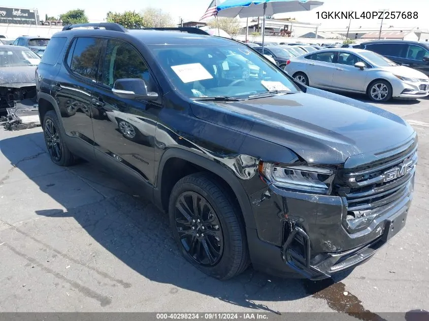 2023 GMC Acadia Fwd Sle VIN: 1GKKNKL40PZ257688 Lot: 40298234